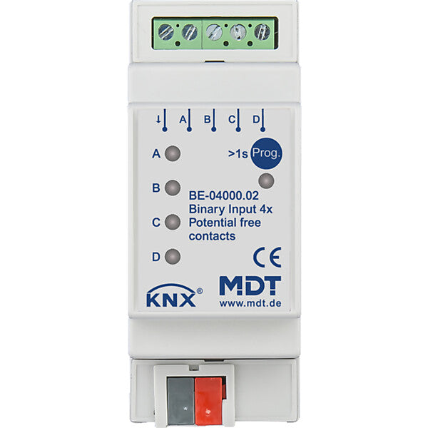 MDT technologies Binäreingang 4-fach 2TE REG, potentialfrei BE-04000.02